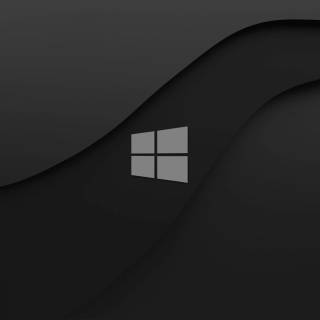 Black and white Windows wallpaper