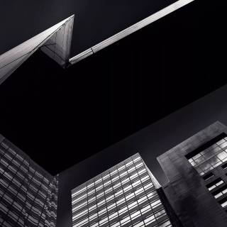 Black and white Windows wallpaper