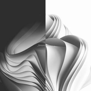 Black and white Windows wallpaper