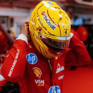 Hamilton Ferrari 2025 wallpaper