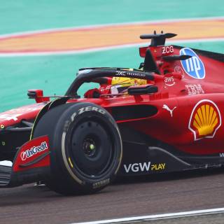 Hamilton Ferrari 2025 wallpaper