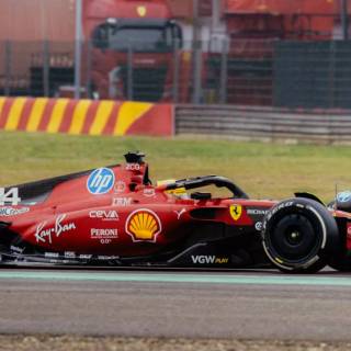 Hamilton Ferrari 2025 wallpaper