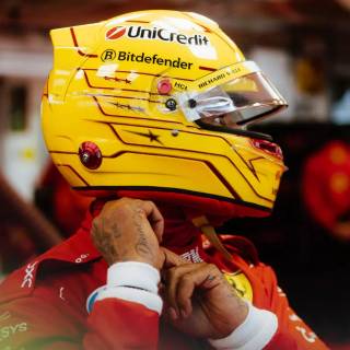 Hamilton Ferrari 2025 wallpaper