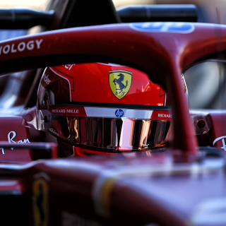 Hamilton Ferrari 2025 wallpaper