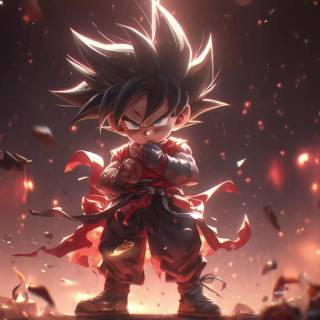 AI Goku wallpaper
