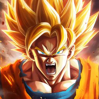 AI Goku wallpaper