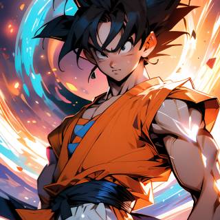 AI Goku wallpaper