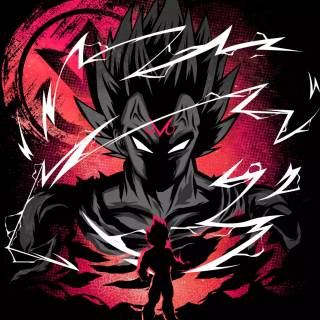 Majin Vegeta computer wallpaper