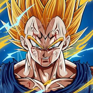 Majin Vegeta 4k iPhone wallpaper