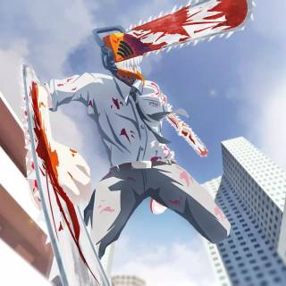 Computer Chainsaw Man wallpaper
