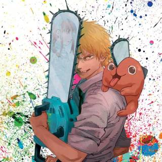 Computer Chainsaw Man wallpaper