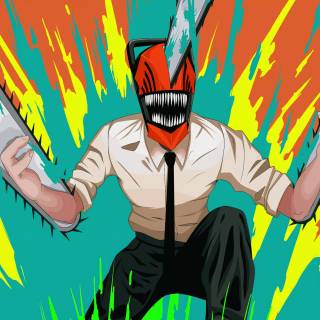 Computer Chainsaw Man wallpaper