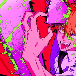 Computer Chainsaw Man wallpaper