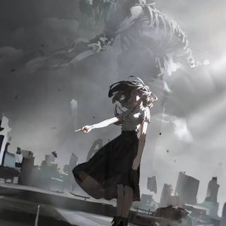 Computer Chainsaw Man wallpaper