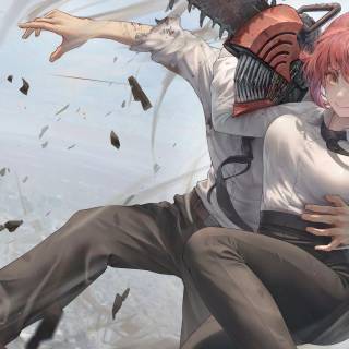 Computer Chainsaw Man wallpaper