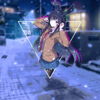 Mai Sakurajima computer wallpaper