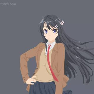 Mai Sakurajima computer wallpaper