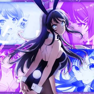 Mai Sakurajima computer wallpaper