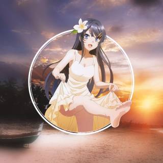 Mai Sakurajima computer wallpaper