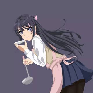 Mai Sakurajima computer wallpaper