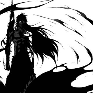 Black and white desktop Bleach wallpaper