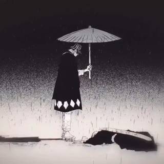 Black and white desktop Bleach wallpaper