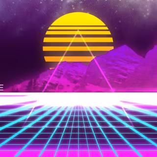 Pastel vaporwave desktop wallpaper