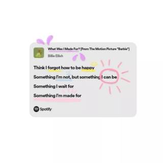 What Was I Made For? wallpaper