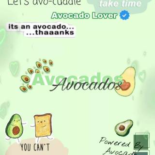 Avocado yoga wallpaper