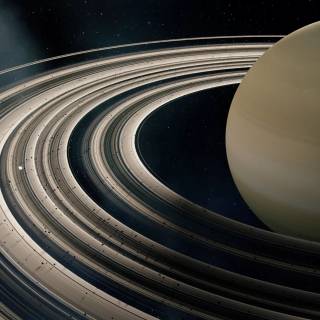 Space Saturn wallpaper