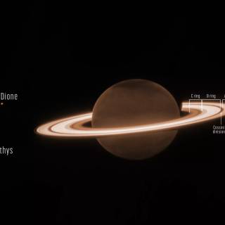 Space Saturn wallpaper