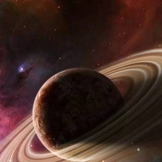Space Saturn wallpaper