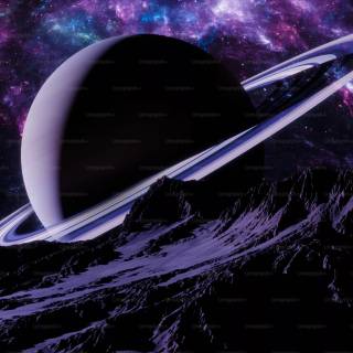 Space Saturn wallpaper