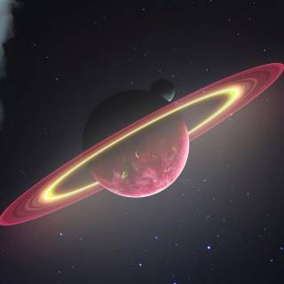 Space Saturn wallpaper