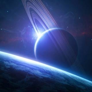 Space Saturn wallpaper