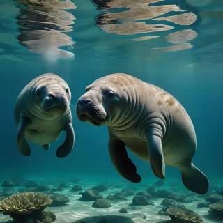 Manatee wallpaper