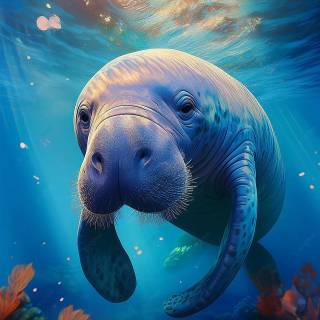 Manatee wallpaper