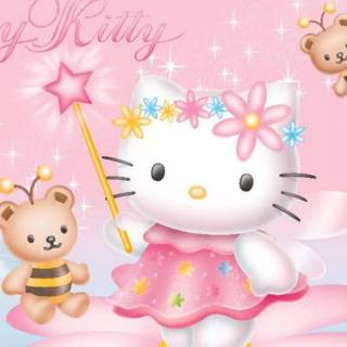 Pink fairy Hello Kitty wallpaper