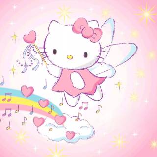 Pink fairy Hello Kitty wallpaper