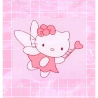 Pink fairy Hello Kitty wallpaper