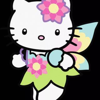 Pink fairy Hello Kitty wallpaper