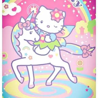 Pink fairy Hello Kitty wallpaper