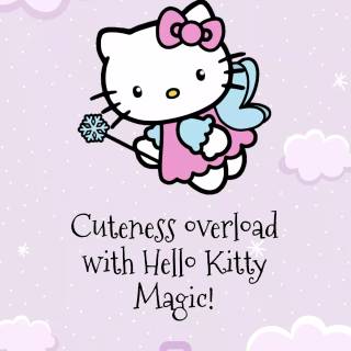 Pink fairy Hello Kitty wallpaper