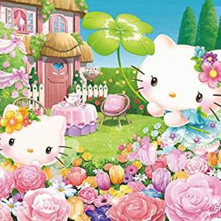 Pink fairy Hello Kitty wallpaper