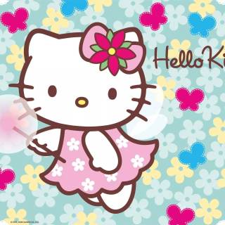 Pink fairy Hello Kitty wallpaper