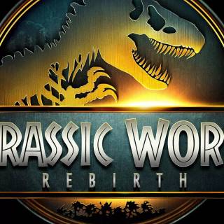 Jurassic World Rebirth logo wallpaper