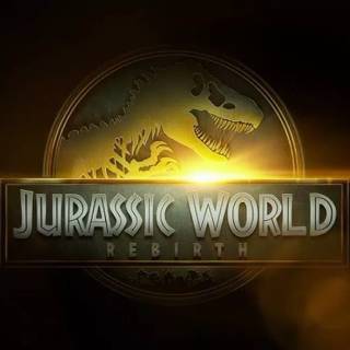 Jurassic World Rebirth logo wallpaper
