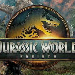 Jurassic World Rebirth logo wallpaper