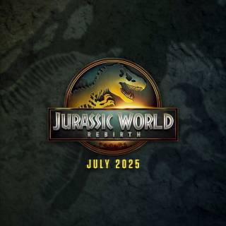 Jurassic World Rebirth logo wallpaper