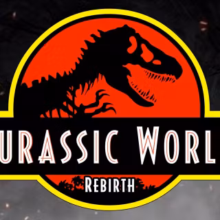 Jurassic World Rebirth logo wallpaper